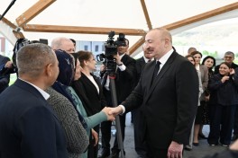 President Ilham Aliyev and First Lady Mehriban Aliyeva visited Jabrayil district-UPDATED -PHOTO 