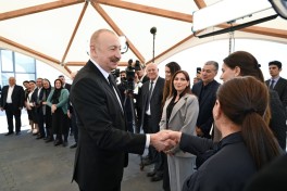 President Ilham Aliyev and First Lady Mehriban Aliyeva visited Jabrayil district-UPDATED -PHOTO 