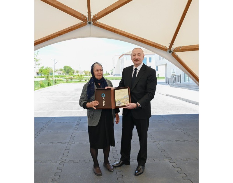President Ilham Aliyev and First Lady Mehriban Aliyeva visited Jabrayil district-UPDATED -PHOTO 