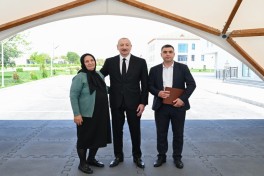 President Ilham Aliyev and First Lady Mehriban Aliyeva visited Jabrayil district-UPDATED -PHOTO 