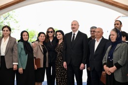 President Ilham Aliyev and First Lady Mehriban Aliyeva visited Jabrayil district-UPDATED -PHOTO 