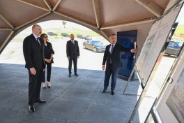 President Ilham Aliyev and First Lady Mehriban Aliyeva visited Jabrayil district-UPDATED -PHOTO 