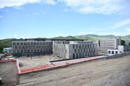 President Ilham Aliyev and First Lady Mehriban Aliyeva inspected construction of Jabrayil District Central Hospital