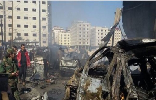 Five people injured in explosion in Damascus