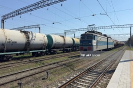 16 railcars of diesel fuel sent from Azerbaijan to Armenia