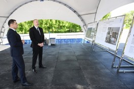 President Ilham Aliyev laid foundation stone for Zangilan City Park Hotel in Zangilan city