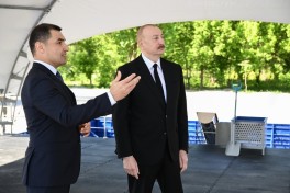 President Ilham Aliyev met with families moving to first residential complex in Zangilan - UPDATED 
