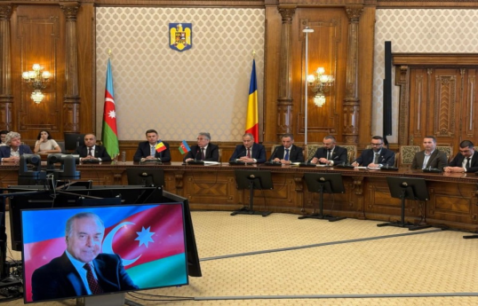 Event dedicated to the 103rd anniversary of Heydar Aliyev's birth held in the Romanian Senate