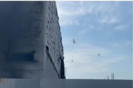 Warehouse fire in Baku brought under control, 2 helicopters involved -PHOTO  -UPDATED - 4   -VIDEO 