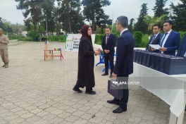 Families relocated to Khojavend, Girmizi Bazar receive house keys - UPDATED  -PHOTO 