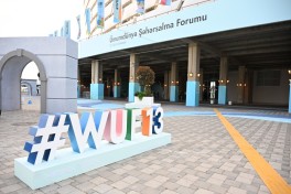 President Ilham Aliyev reviews preparations for WUF13 at Baku Olympic Stadium - PHOTO 