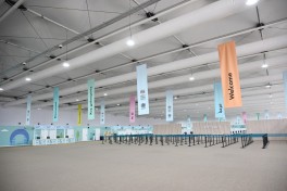 President Ilham Aliyev reviews preparations for WUF13 at Baku Olympic Stadium - PHOTO 