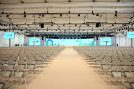 President Ilham Aliyev reviews preparations for WUF13 at Baku Olympic Stadium - PHOTO 