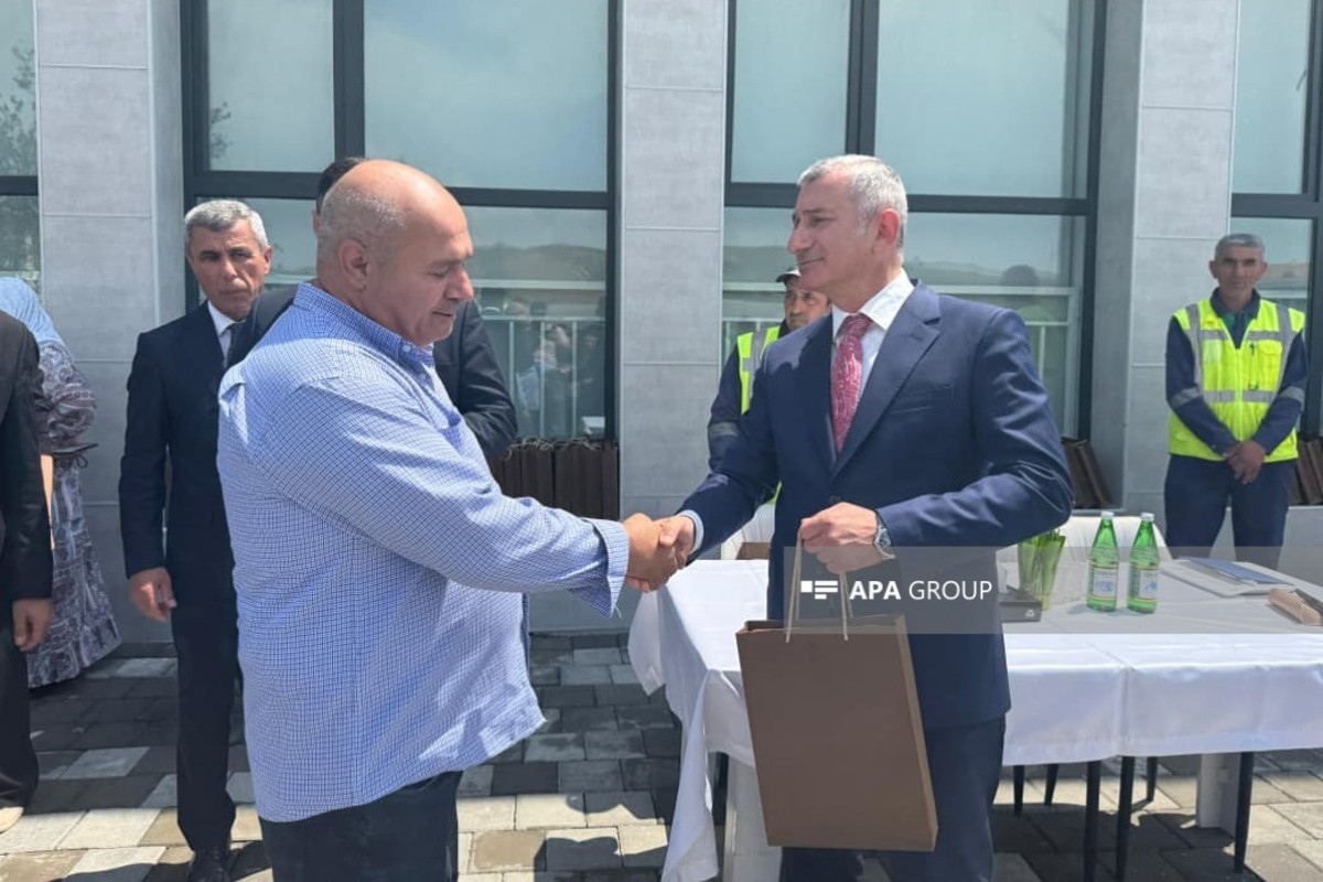 Families receive house keys in Shukurbeyli village of Jabrayil - UPDATED  - PHOTO 