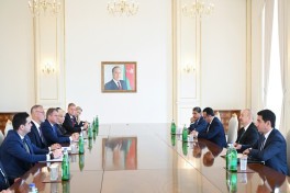 President Ilham Aliyev received delegation led by Speaker of National Council of Slovakia VIDEO