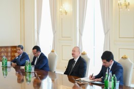 President Ilham Aliyev received delegation led by Speaker of National Council of Slovakia VIDEO