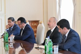 President Ilham Aliyev received delegation led by Speaker of National Council of Slovakia VIDEO