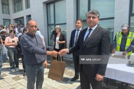 Families receive house keys in Shukurbeyli village of Jabrayil - UPDATED  - PHOTO 
