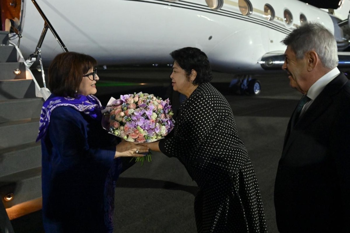 Milli Majlis Speaker arrives in Republic of Uzbekistan on a working visit
