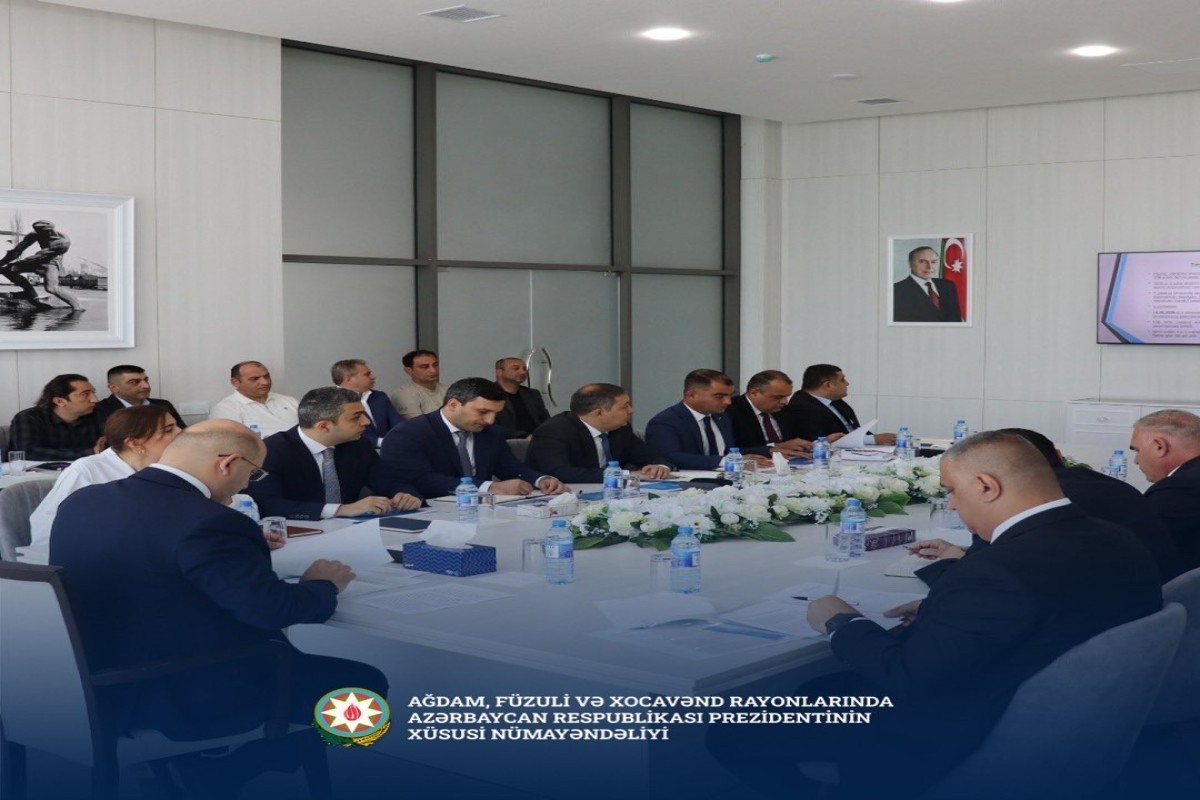 Meeting held on restoration and reconstruction works in Hadrut and Tug village of Khojavand district