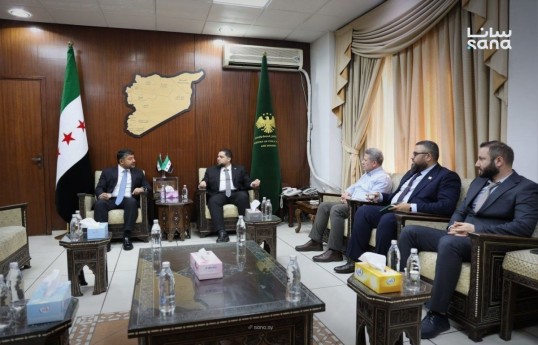 Syria and Azerbaijan discuss strengthening cooperation in housing and reconstruction sectors