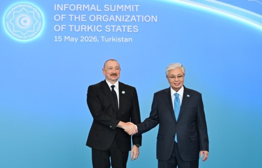 President of the Republic of Azerbaijan Ilham Aliyev, President of Kazakhstan Kassym-Jomart Tokayev