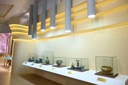President Ilham Aliyev and other participants of OTS informal summit tour cultural sites in Turkistan