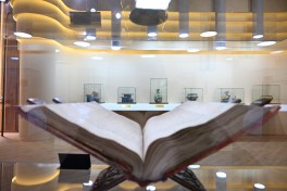 President Ilham Aliyev and other participants of OTS informal summit tour cultural sites in Turkistan