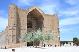President Ilham Aliyev and other participants of OTS informal summit tour cultural sites in Turkistan