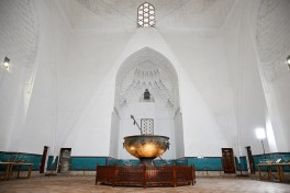 President Ilham Aliyev and other participants of OTS informal summit tour cultural sites in Turkistan
