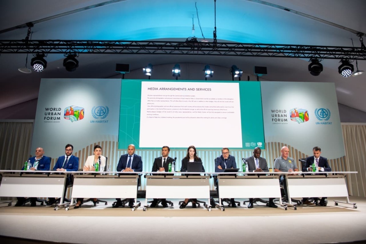 Briefing held on high-level participation and official visits during WUF13