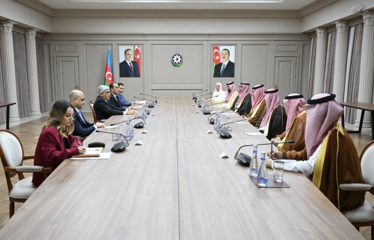 Azerbaijan`s Deputy PM meets with Saudi Arabian delegation