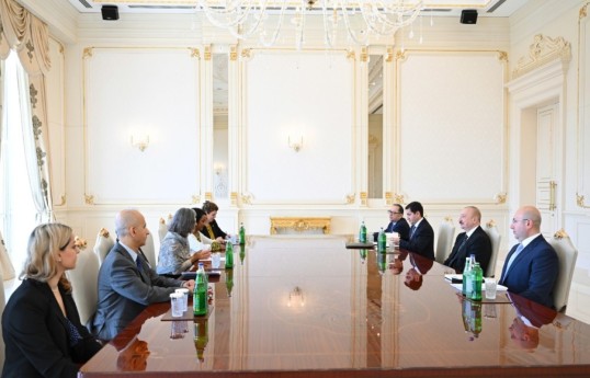 President Ilham Aliyev receives UN-Habitat Executive Director