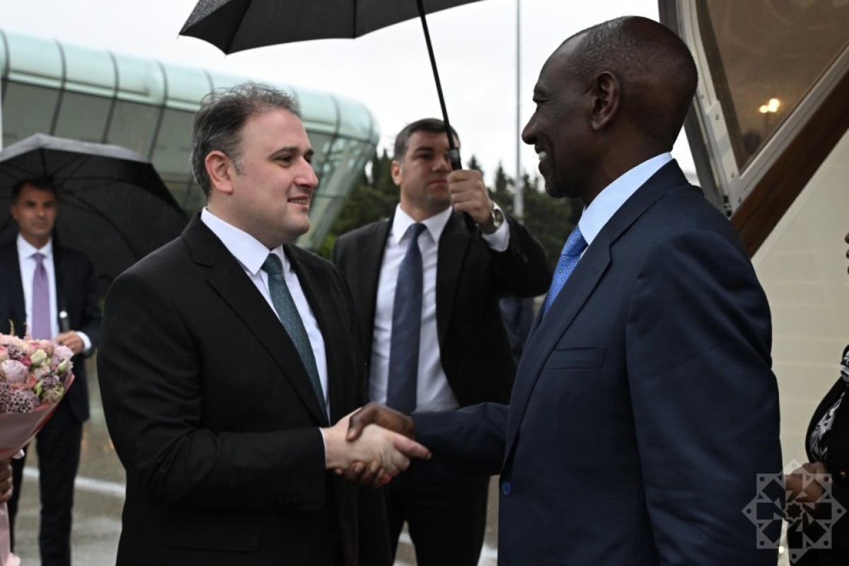 Kenyan President arrives in Azerbaijan to attend WUF13