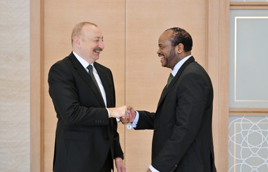 President Ilham Aliyev met with delegation led by King of Eswatini - UPDATED 