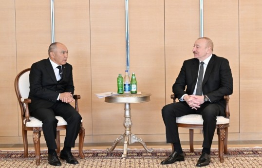 President Ilham Aliyev received Chairman of State Committee for Construction of City of Arkadag of Turkmenistan - UPDATED 