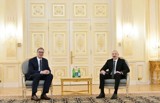 President Ilham Aliyev met with President of Serbia-UPDATED 