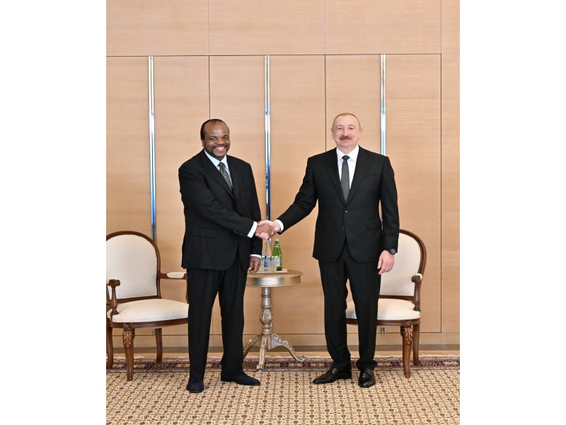 President Ilham Aliyev met with delegation led by King of Eswatini - UPDATED 