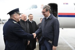 President of Serbia arrives in Azerbaijan