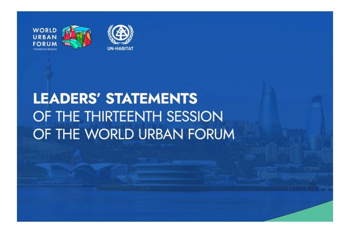 WUF13 Leaders’ Session concludes in Baku
