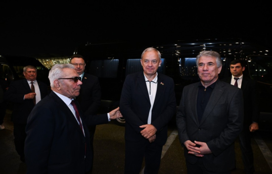 Chairman of the House of Representatives of the Belarusian National Assembly arrives in Azerbaijan