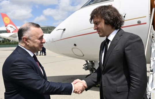 Georgian PM Irakli Kobakhidze arrives in Azerbaijan to attend WUF13 - UPDATED 
