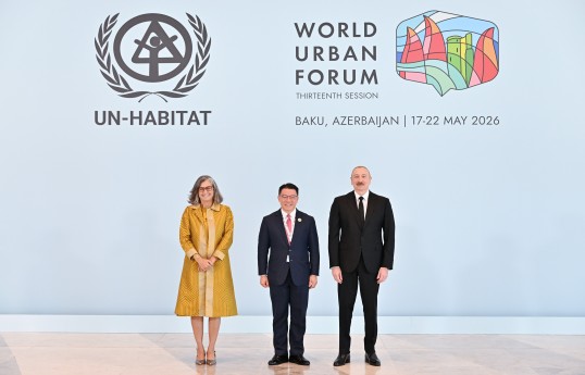 Opening ceremony of WUF13 held in Baku, President Ilham Aliyev addressed event -  LIVE  - UPDATED - 2 