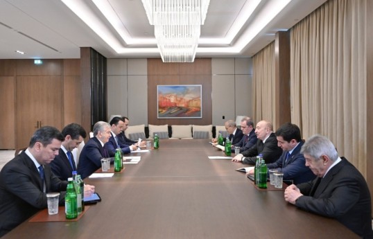 President Ilham Aliyev met with President of Uzbekistan Shavkat Mirziyoyev