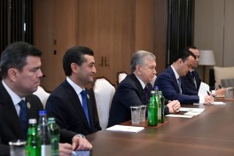 President Ilham Aliyev met with President of Uzbekistan Shavkat Mirziyoyev