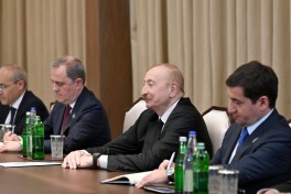 President Ilham Aliyev met with President of Uzbekistan Shavkat Mirziyoyev