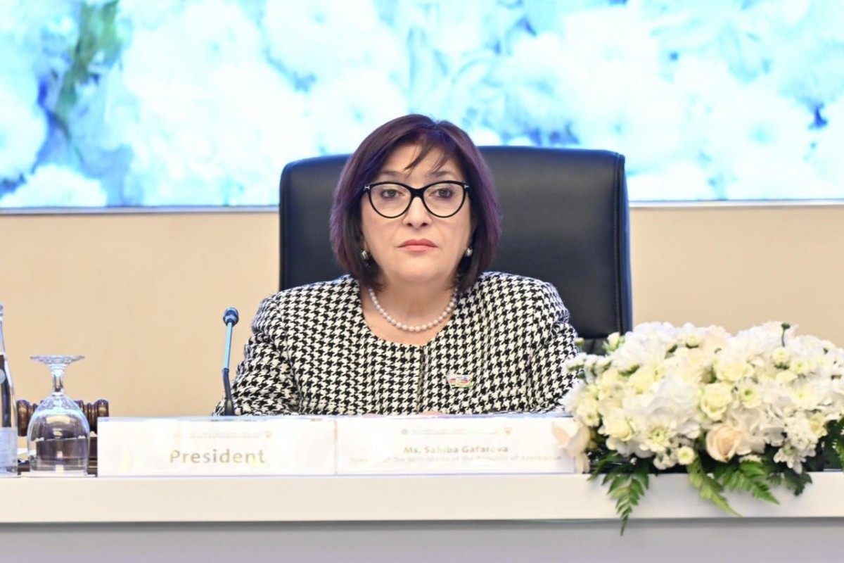 Sahiba Gafarova, Speaker of the Milli Majlis
