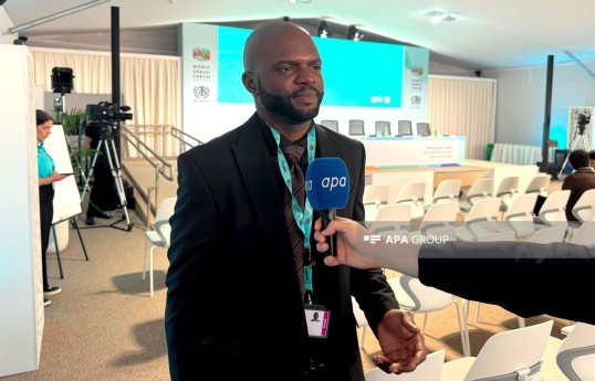 Joshua Fortedur, representative of the Youth Advisory Board of the United Nations Human Settlements Programme (UN-Habitat)