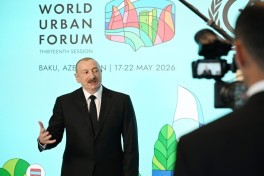President Ilham Aliyev was interviewed by Euronews TV - PHOTO 