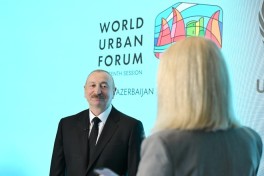 President Ilham Aliyev was interviewed by Euronews TV - PHOTO 